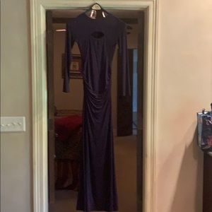 Midnight blue long dress